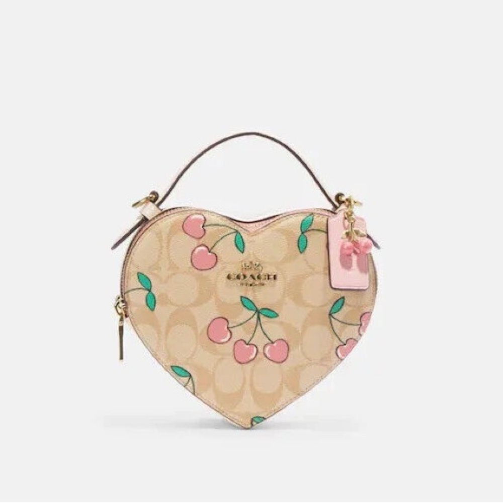 Coach Cherry Heart Bag